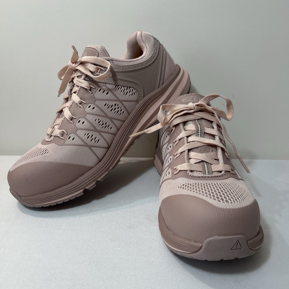 Keen Utility Vista Womens Light Pink Size 9 Work Shoes ASTM F2413-18 Carbon Toe
